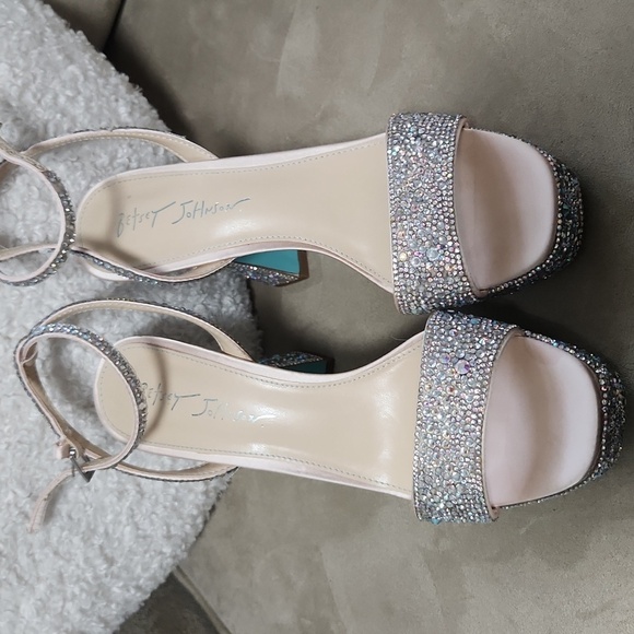 Beth Blue by Betsey Johnson Wedding Heels - Picture 3 of 7
